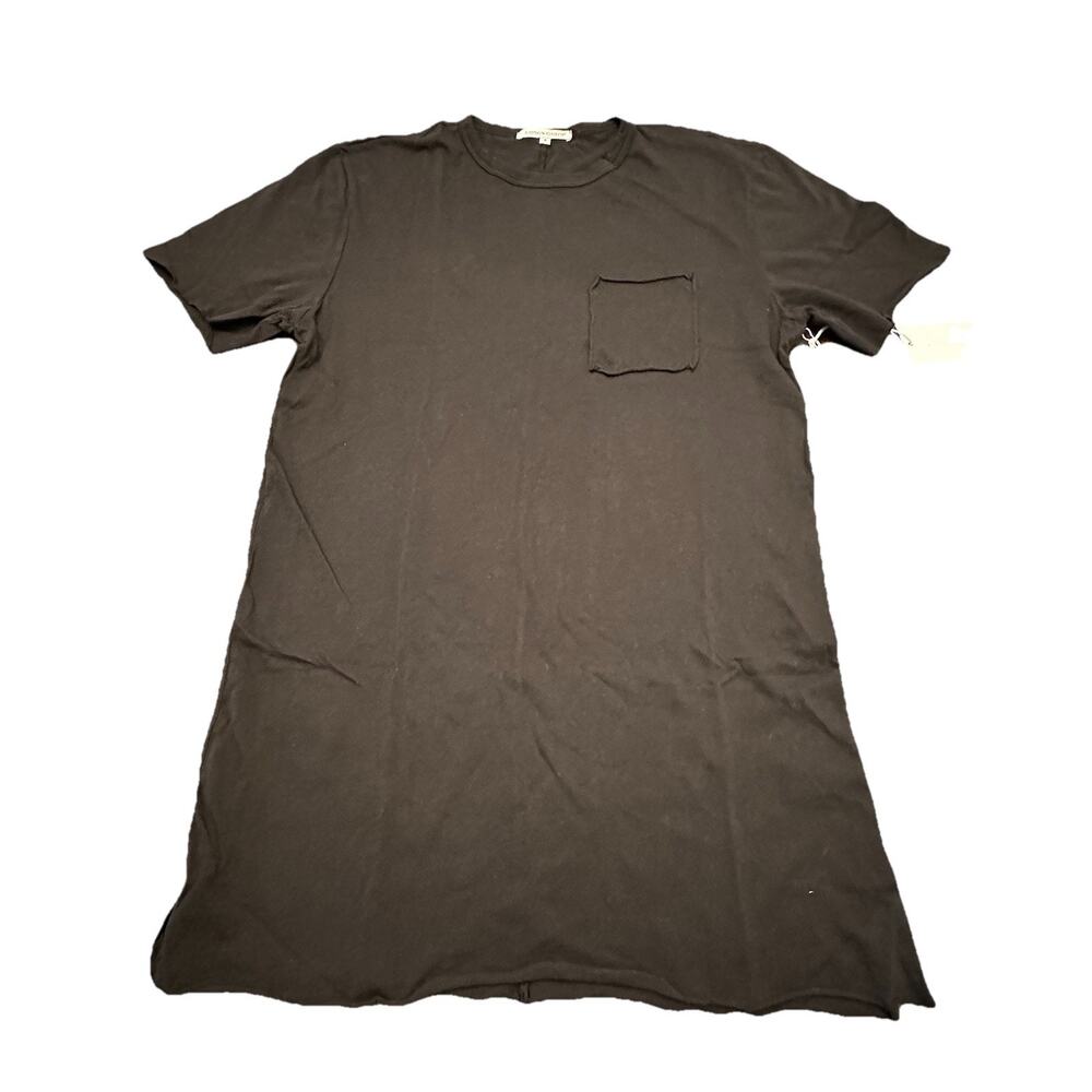 Cotton Citizen Men S Jagger Tee Crew Neck Short Sleeve Pocket‎ Jet Black NWT